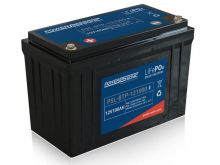 Power-Sonic PSL-BTP-121000 Blue Tooth Enabled 100AH 12.8V Rechargeable Lithium Iron Phosphate (LiFePO4) Battery - M8 Terminals