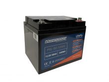 Power-Sonic PSL-SC-12500 50AH 12.8V Rechargeable Deep Cycle Lithium Iron Phosphate (LiFePO4) Battery - M8 Terminals