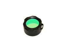 Powertac Green  or Red Filter for E5 or Cadet Flashlights