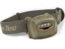 Princeton Tec Quad Tactical MPLS Headlamp - 4 x LEDs - 78 Lumens - Includes Colored Filters - Includes 3 x AAAs - Olive Drab