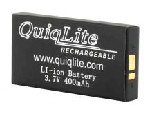 Quiqlite Q-XLB 400mAh 3.7V Lithium Ion (Li-ion) Snap Connector Battery for QuiqLiteX - Bulk