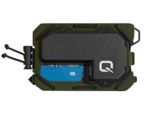 QuiqLite TAQ Rechargeable Wallet Flashlight - 150 Lumens - Uses Built-In 3.7V 380mAh Li-ion Battery Pack - Black and OD Green