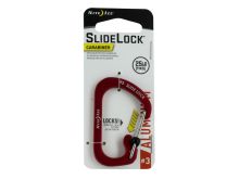 Nite Ize SlideLock Carabiner - Aluminum with Slide-to-Lock Design - #3 - Red (CSLA3-10-R6)