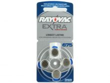 Rayovac 675AE (4PK) Size 675 1.45V Zinc Air Blue Hearing Aid Batteries - 4 Pack Retail Card (R-675QE-40 MF)