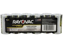 Rayovac Ultra Pro AL-C 1.5V Alkaline Button Top Batteries - 6 Pack Shrink Wrap (ALC-6J)