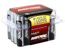 Rayovac Ultra Pro AL-AAA-24 1.5V Alkaline Button Batteries - 24 Pack (ALAAA-24PPJ)