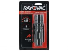 Rayovac LED Tactical Flashlight - CREE XR-E LED - 320 Lumens - Uses 3 x AAAs (RN3AAA-BXT)