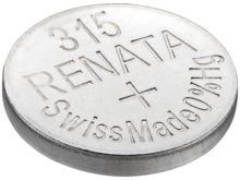 Renata 315 MPS 19mAh 1.55V Silver Oxide Coin Cell Battery - 1 Piece Tear Strip, Sold Individually