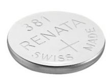 Renata 381 MP 50mAh 1.55V Silver Oxide Coin Cell Battery - 1 Piece Tear Strip, Sold Individually