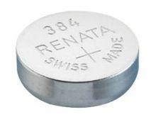 Renata 384 MP 45mAh 1.55V Silver Oxide Coin Cell Battery - 1 Piece Tear Strip, Sold Individually