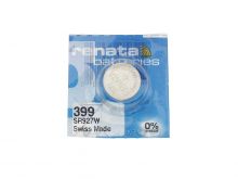 Renata 399 MP 55mAh 1.55V Silver Oxide Coin Cell Battery - 1 Piece Tear Strip, Sold Individually