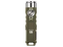 RovyVon A1 Gen 4 USB-C Rechargeable LED Keychain Flashlight -Luminus SST-20 - 650 Lumens - Uses Built-in Li-ion Battery Pack - Army Green