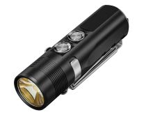 RovyVon A23 Gen 2 USB-C Rechargeable LED Flashlight - 1000 Lumens - Uses 850mAh Li-ion Battery Pack - Black