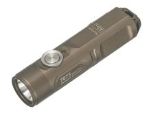 RovyVon A3 Pro Gen 4 USB-C Rechargeable LED Keychain Flashlight - Luminus SST-20 - 650 Lumens - Uses Built-in Li-ion Battery Pack - Desert Tan