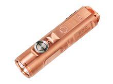 RovyVon A9 Pro USB-C Rechargeable LED Keychain Flashlight - Includes Built-In 330mAh Li-Poly Battery Pack - Copper - Cool White or High CRI