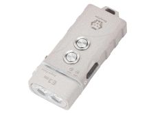 RovyVon E3 Plus USB-C Rechargeable LED Flashlight - Cool White - 700 Lumens - Uses 330mAh Li-ion Battery Pack - Marble Gray