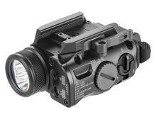 RovyVon GL4 Pro 4 in 1 Rail Mounted LED Flashlight - 400 Lumens - Green Laser - IR Laser - IR Illuminator - Includes 1 x CR123A