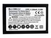 Empire BLI-1368-3-2 3200mAh 3.8V Replacment Lithium Ion (Li-Ion) Battery for the Samsung Galaxy Note 3 Smartphone