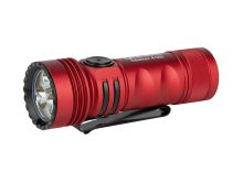Olight Seeker 4 Mini Rechargeable LED Flashlight - 1200 Lumens - Cool White - Includes 1 x 18350 - Red