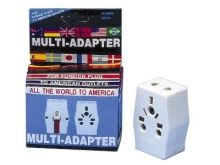 Fused Universal Plug Adaptor - converts all to US  SS407