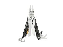 Leatherman Signal Multi-Tool with Knife - Black and Silver or Aqua and Silver - With Sheath - Boxed or Peg Packaging