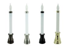 Sillites Electric Window Candle - 7.5in or 9in - Antique Bronze, Brushed Nickel, Matte Black or Polished Brass