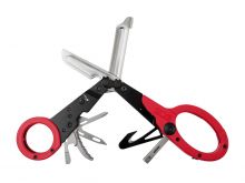SOG ParaShears Multi-Tool - Polished Stainless Finish with Red Handles
