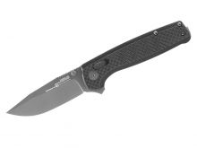 SOG Terminus XR LTE Folding Knife - 2.95 Inch Blade, Clip Point, Straight Edge - Carbon and Graphite