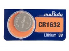 Murata CR1632 140mAh 3V Lithium (LiMnO2) Coin Cell Watch Battery - 1 Piece Tear Strip