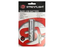 Streamlight 22101 SL-B26 18650 2600mAh 3.7V Protected Lithium Ion (Li-Ion) Button Top Battery With Built-In USB Charger