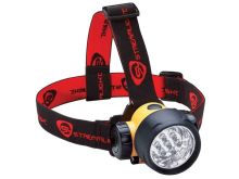Streamlight Septor Headlamp with Optional Rubber Hard Hat Strap - 7 x 5mm White LEDs - 120 Lumens - Includes 3 x AAAs (61052)