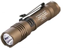 Streamlight ProTac 1L-1AA Dual Fuel LED Flashlight - C4 LED - 350 Lumens - Includes 1x CR123A and 1x AA (88073) - Coyote Tan