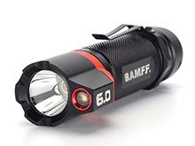 STKR BAMFF 6.0 Dual CREE LED Rechargeable Flashlight - 600 Lumens - Includes 1 x 18650
