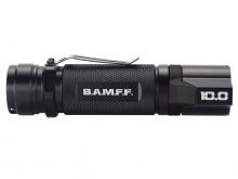 STKR BAMFF 10.0 Dual CREE LED Rechargeable Flashlight with Tactical Mount Kit - 1000 Lumens - Includes 1 x 18650