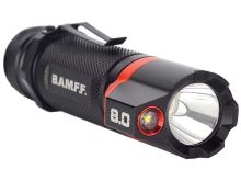 STKR BAMFF 8.0 Dual CREE LED Rechargeable Flashlight - 800 Lumens - Includes 1 x 18650
