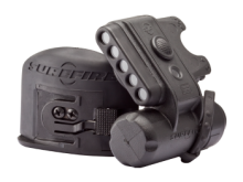 SureFire HL1-A Variable-Output Helmet Light with 3 x White, 2 x Blue and 1 x Infrared IFF LEDs - 19.2 Lumens - Includes 1 x CR123A - Black (HL1-A-BK)