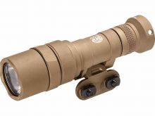SureFire M340C Mini Scout Light Pro Compact LED Weapon Light - 500 Lumens - Includes 1 x CR123A, MLOK Mount and Z68 Tailcap - Tan