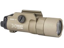 SureFire X300U-B LED Weapon Light with T-Slot Mounting Rail - Fits Picatinny Railed Handguns, Long Guns - 1,000 Lumens - Includes 2 x CR123As - Tan