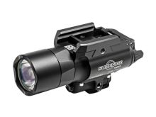 SureFire X400U-A-RD Ultra LED Weapon Light with 5mW Red Laser Sight - Universal and Picatinny Rail Mounts Fit Handguns, Long Guns - 600 Lumens - Includes 2 x CR123As
