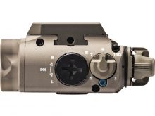 SureFire XVL2-IRC White and IR LED Weapon Light - 400 Lumens - 300mW - 520nm Green Laser - Includes 1 x CR123A - Tan