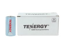Tenergy 10100 D-cell (8PK) 10000mAh 1.2V Nickel Metal Hydride (NiMH) Button Top Batteries - Pack of 8