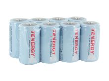 Tenergy 10200 C-cell (8PK) 5000mAh 1.2V Nickel Metal Hydride (NiMH) Button Top Batteries - 8-Pack
