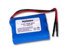 Tenergy 18650 6600mAh 3.7V Protected Lithium Ion (Li-ion) Bare Leads Battery - Bulk (31002)