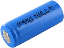 Tenergy 4/5A 1200mAh 1.2V NiCd Rechargeable Flat Top Battery - Standing Shot