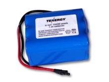 Tenergy 18650 6600mAh 7.4V Protected Lithium Ion (Li-ion) Bare Leads Battery - Bulk (31008)