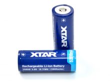 Xtar 26650 5200mAh 3.6V 7A Protected Lithium Ion (Li-ion) Button Top Battery - Boxed