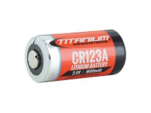 Titanium Innovations CR123A (800PK) 1600mAh 3V 3A Lithium Primary (LiMNO2) Button Top Photo Batteries - Box of 800