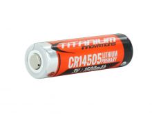 Titanium Innovations CRAA CR14505 1500mAh 3V 3A Lithium (LiMnO2) AA-Sized Button Top Batteries - Shrink Wrapped