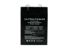 UltraPower UP645F1 4.5Ah 6V Rechargeable Sealed Lead Acid (SLA) Battery - F1 Terminal