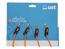 Ultimate Survival Technologies Guy Line Reflective Rope - 4 x 13-foot (4cm) Cords - Orange